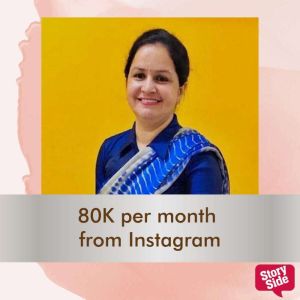 80K per month from Instagram, Sindhy Kashyap