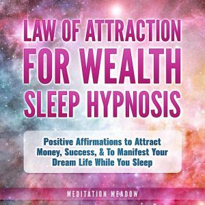 Law of Attraction for Wealth Sleep Hypnosis: Positive Affirmations to Attract Money, Success, & To Manifest Your Dream Life While You Sleep, Meditation Meadow