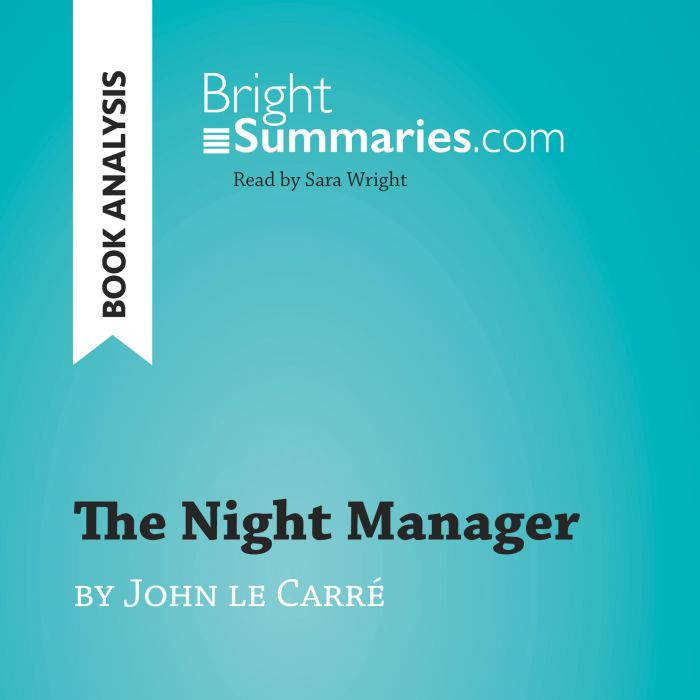 The Night Manager by John le Carre B..., Bright Summaries