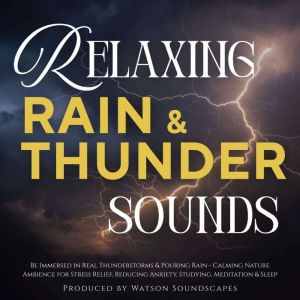 Relaxing Rain & Thunder Sounds: Be Immersed in Real Thunderstorms & Pouring Rain - Calming Nature Ambience for Stress Relief,