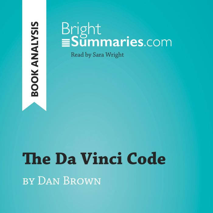 The Da Vinci Code by Dan Brown Book ..., Bright Summaries