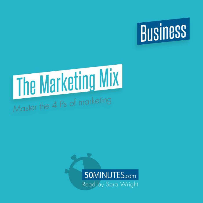 The Marketing Mix, 50minutes