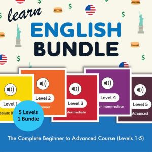 Learn English Bundle - The Complete Beginner to Advanced Course (Levels 1-5)