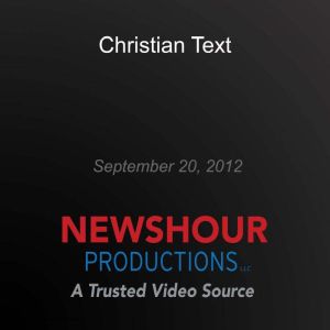 Christian Text, PBS NewsHour