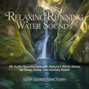 Relaxing Running Water Sounds: 8D Audio Soundscape with Natures White Noise for Deep Sleep and Anxiety Relief