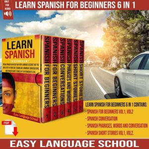 Learn Spanish for beginners 6 in 1, Easy Language School