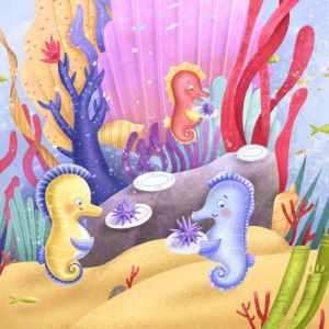 Sandy seahorse says Its not fair!, Linnea Taylor
