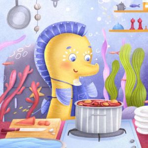 Sandy Seahorse wants to help, Linnea Taylor