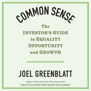 Common Sense, Joel Greenblatt