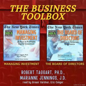 The Business Toolbox: Managing Investment & The Board of Directors