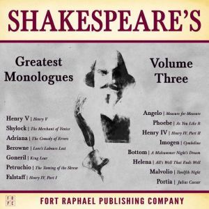 Shakespeares Greatest Monologues, William Shakespeare