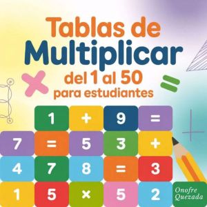 Tablas de multiplicar del 1 al 50 para Estudiantes
