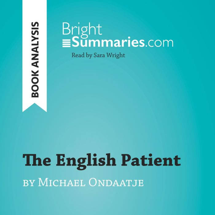 The English Patient by Michael Ondaat..., Bright Summaries