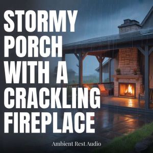 Stormy Porch with a Crackling Firepla..., Ambient Rest Audio